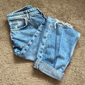 Distressed Low Waist Boyfriend Jeans H&M